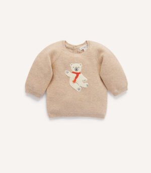 Polar Bear Jumper – Cute Winter Knit Sweater for Casual Everyday Wear