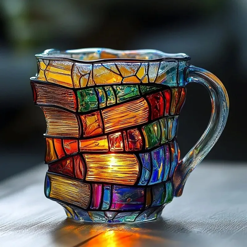 3D Stacked Book Mug - Image 7