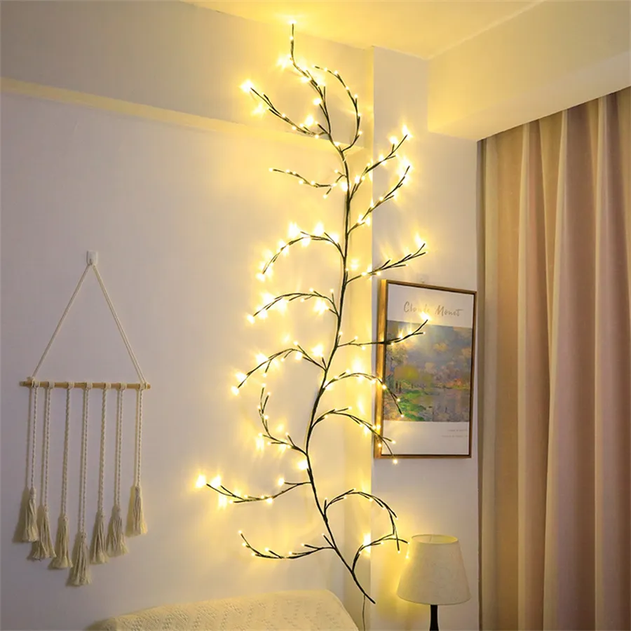 LED Willow Vine String Lights - Image 3