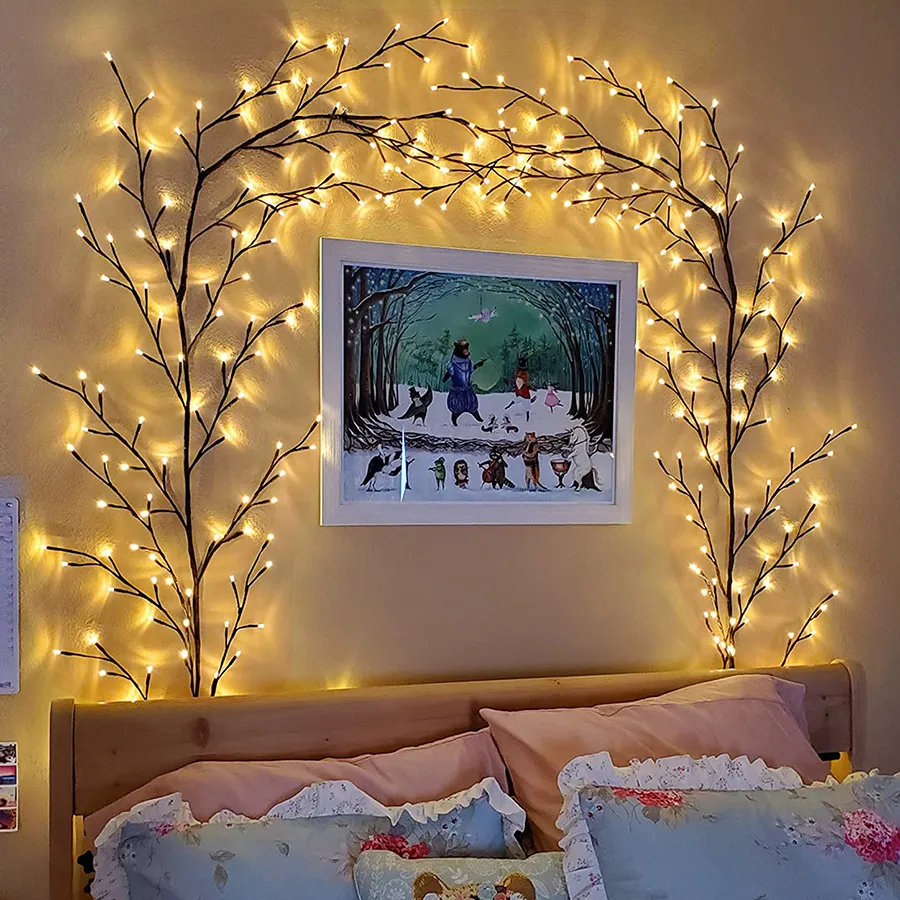 LED Willow Vine String Lights - Image 5