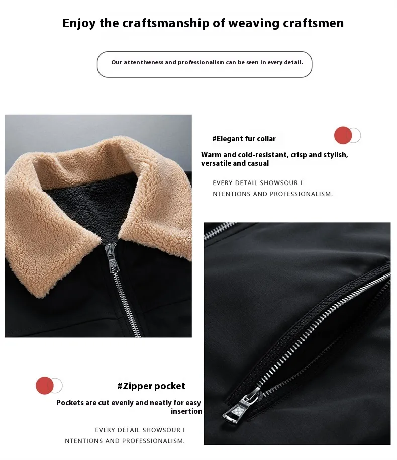 Snowproof Zip Up Warm Jacket - Image 11