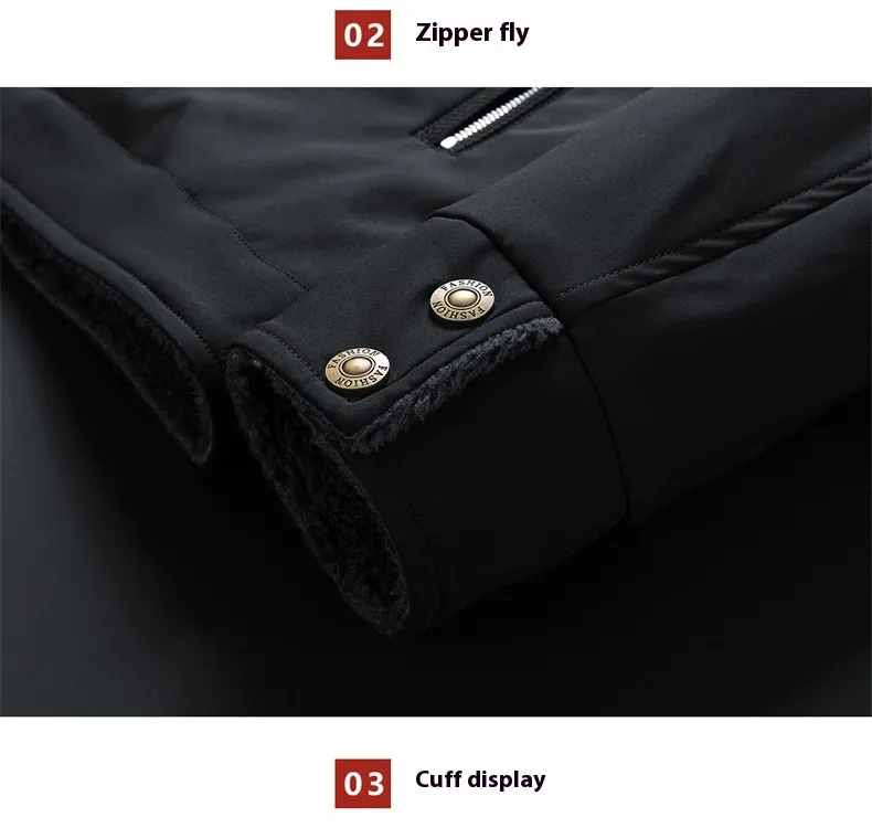 Snowproof Zip Up Warm Jacket - Image 9