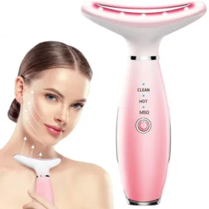 Pink Facial & Neck Massager