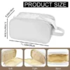 Large Capacity Cosmetic Organizer ,Travel Makeup Bag Organizer, Large Capacity Toiletry Bags For Traveling, Flat Open Waterproof PU Leather Cosmetic Bag With Compartments And Handles
