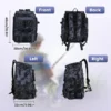 77f1b80a-155f-443f-b405-7fb58887426c 42L 11Gal Fishing Backpack Large Capacity Fishing Tackle Storage Bag With Rod Holders 16 Pocket Water-Resistant With Divider Adjustable Padded Straps For Fishing Gear Outdoor Camping Hiking