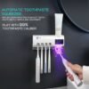 C06C5D63-357E-4216-A265-04CAB73EECF0 Wall Mounted Toothbrush Holder Smart Toothbrush UV Sterilizer Holder Toothpaste Dispenser Squeezer For Bathroom Accessories