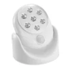 a60f885e-5f5f-48a0-91c9-742b3a515725 1Pc Wireless LED Spotlight Night Lamp 360 Degree Rotatable With 90 Degree Motion Sensor Battery Operated With 23ft Sensing Range For Closet Bathroom