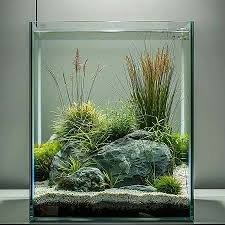 Super White Glass Fish Tank Household Desk