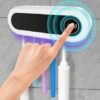 images (13) Wall Mounted Toothbrush Holder Smart Toothbrush UV Sterilizer Holder Toothpaste Dispenser Squeezer For Bathroom Accessories