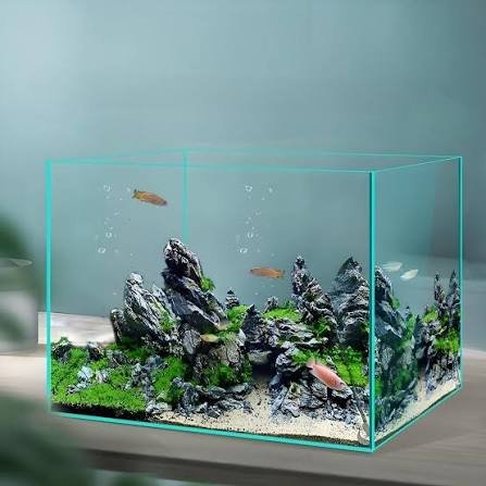 Super White Glass Fish Tank Household Desk