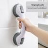 images (18) Power Shower Grip Handle Bathroom Suction Grab Bar Safety Rail Tub Bath Vacuum