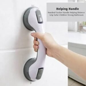 images (18) Power Shower Grip Handle Bathroom Suction Grab Bar Safety Rail Tub Bath Vacuum