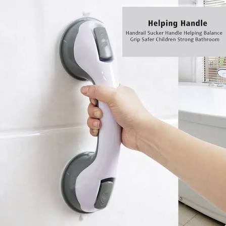 images (18) Power Shower Grip Handle Bathroom Suction Grab Bar Safety Rail Tub Bath Vacuum