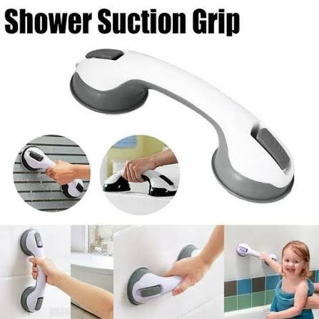 images (19) Power Shower Grip Handle Bathroom Suction Grab Bar Safety Rail Tub Bath Vacuum