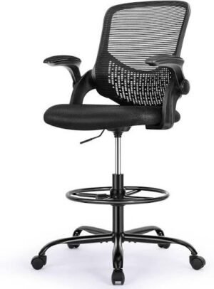 images (2) Standing Desk High Office Chair