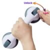 images (21) Power Shower Grip Handle Bathroom Suction Grab Bar Safety Rail Tub Bath Vacuum