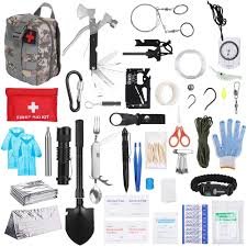 125 In 1 Survival Kit, Professional Survival Equipment, Equipment, Tools, First Aid Supplies, For SOS Emergency Tactical Hiking, Hunting, Disaster, Camping Expedition