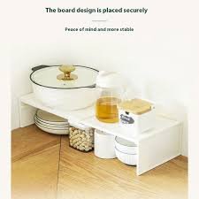 Expandable Kitchen Storage Rack for Plates & Bowls - Image 2