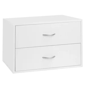 2-drawer-o-box-white_1800x1800 freedomRail Two-Drawer O-Box – White Closet Storage Organizer by Organized Living