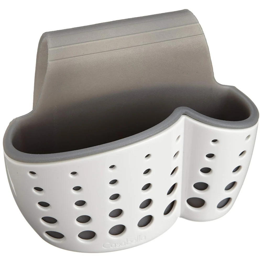 Adjustable Dish Brush & Sponge Holder – Kitchen Sink Cleaning Organizer