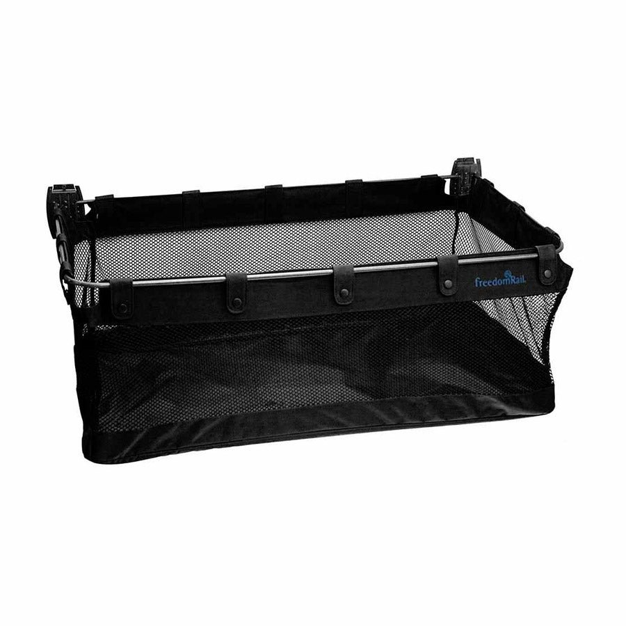 Grid or Wall-Mount Mesh Sports Basket – Heavy-Duty Metal Storage Organizer