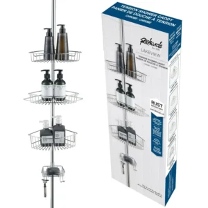 tension-pole-shower-caddy-chrome_1800x1800 Tension Pole Shower Caddy – Chrome Finish Adjustable Bathroom Organizer